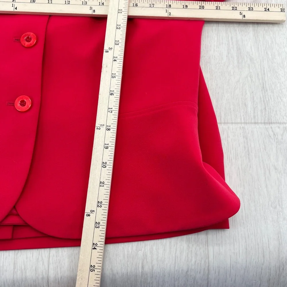 LE SUIT Essentials Pink‎ Blazer Skirt Suit Set Women's Size 14 Two Pc B
